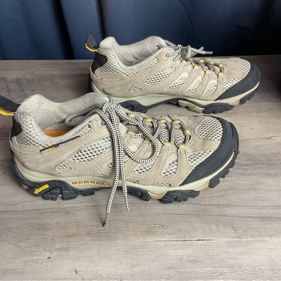 Merrell Moab 2 Ventilator Womens Size 9 Taupe Black Outdoor Walking Hiking - Picture 4 of 9